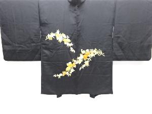 菊模様刺繍絵羽織